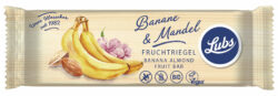 Lubs Banane Mandel Fruchtriegel, Bio, glutenfrei, vegan 25 x 40g