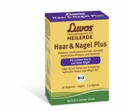 Luvos Nahrungsergänzung mit Heilerde Luvos Haar & Nagel Plus Kapseln 30Stück