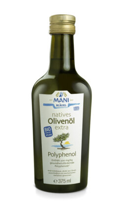 MANI® MANI natives Olivenöl extra, Polyphenol, bio, 0,375l 6 x 3756