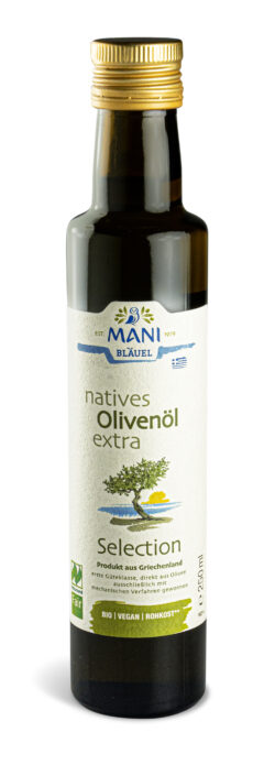 MANI® MANI natives Olivenöl extra, Selection, bio, NL Fair 6 x 250ml