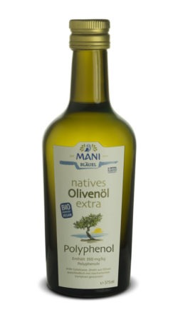 MANI® MANI natives Olivenöl extra, Polyphenol, bio, 0,375l 6 x 0,375ml