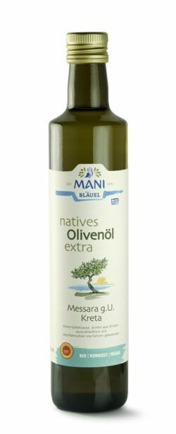 MANI® MANI natives Olivenöl extra, Messara g.U. Kreta, bio 6 x 500ml