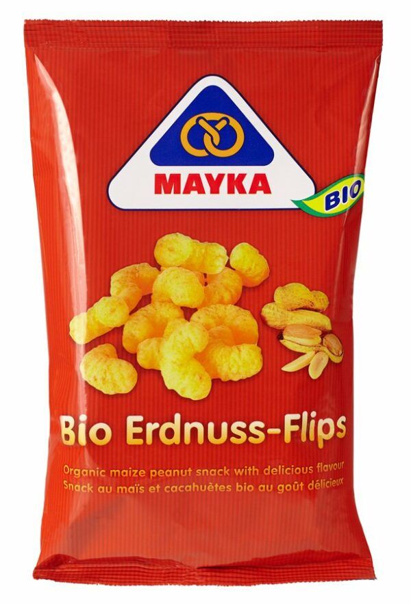 MAYKA Bio Erdnuss-Flips 12 x 75g