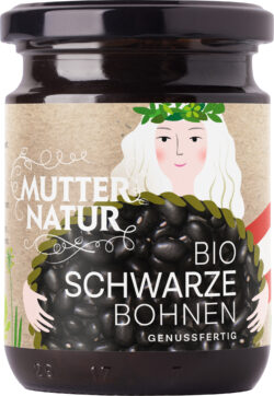 MUTTER NATUR Bio Schwarze Bohnen genussfertig 235 g, Herkunft Österreich 12 x 140g