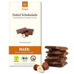 Makri Bio Dattel Schokolade - Nougat 50% 10 x 85g