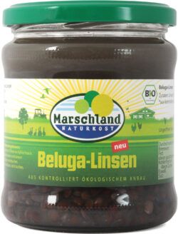 Marschland Bio-Beluga Linsen 370 ml Gl. 6 x 230g