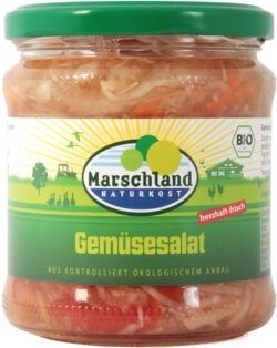 Marschland  Bio-Gemüsesalat 370 ml Gl. MARSCHLAND 6 x 330g