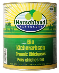 Marschland Bio-Kichererbsen 3.100 ml Ds. 2,0kg