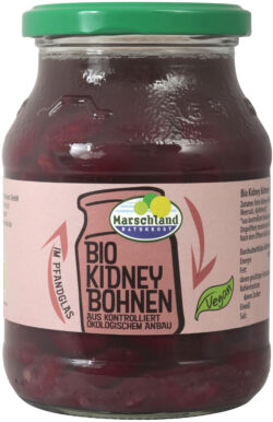 Marschland Bio-Kidneybohnen 540 ml Pfandglas 6 x 320g
