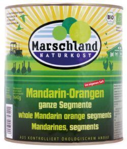 Marschland Bio-Mandarin-Orangen 3.100 ml Ds. 6 x 1,68kg