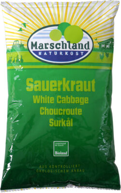 Marschland Bioland Bio-Sauerkraut 500g Folien-Btl. 20 x 500g