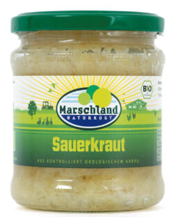Marschland  Bioland Bio-Sauerkraut 370 ml Gl. MARSCHLAND 335g
