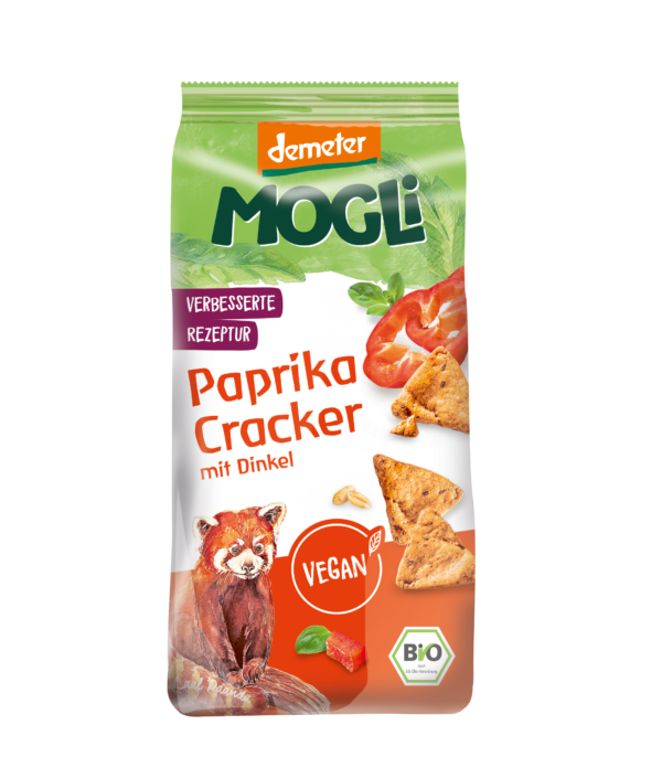 Mogli Bio Paprika Cracker demeter 6 x 125g
