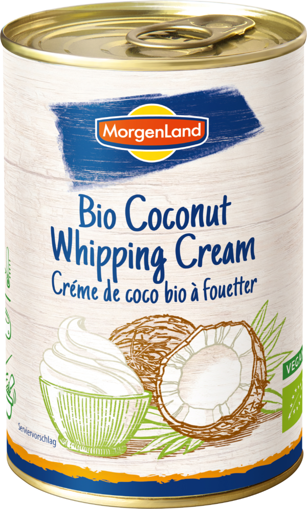 MorgenLand Coconut Whipping Cream 6 x 400ml