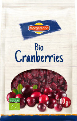 MorgenLand Cranberries gesüßt 8 x 100g