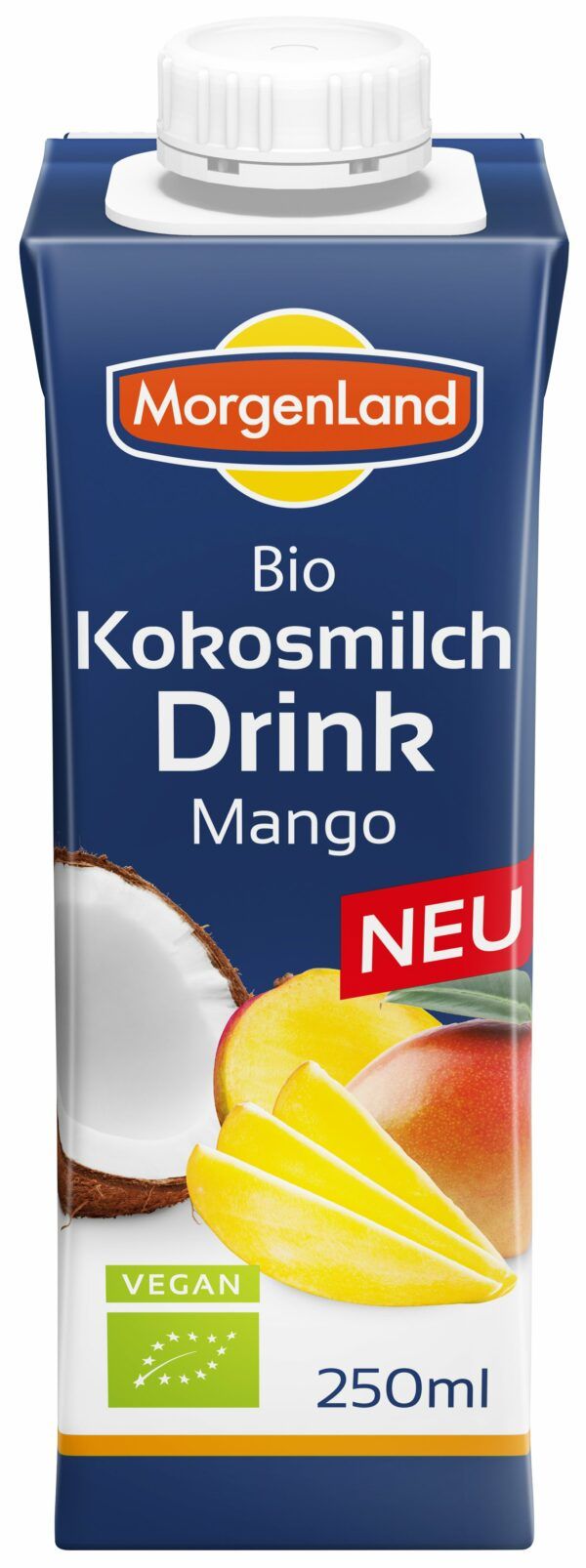 MorgenLand Kokosmilch Drink Mango 12 x 250ml