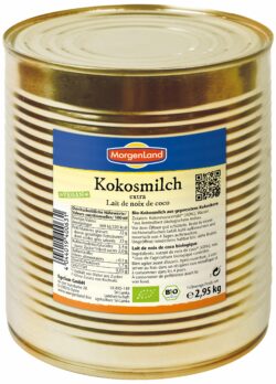 MorgenLand Kokosmilch extra - 60% Kokosnuss 4 x 2,95kg