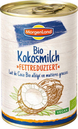 MorgenLand Kokosmilch fettreduziert 6 x 400ml