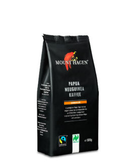 Mount Hagen Papua Neuginea Röstkaffee, gemahlen, Fairtrade 12 x 500g