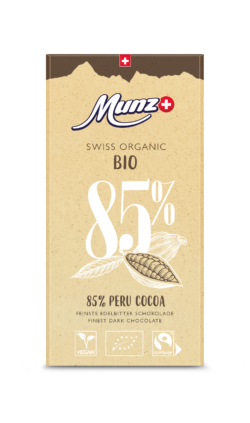 Munz Organic 85% Cocoa 12 x 100g