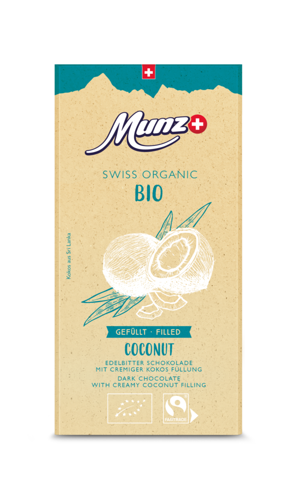 Munz Organic Coconut 12 x 100g