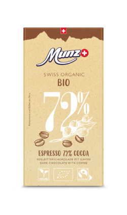 Munz Organic Espresso 72% 100g