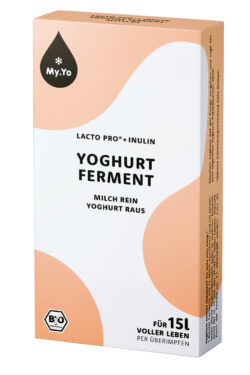 My.Yo Bio Yoghurt Ferment Lacto Pro® + Inulin, zur Herstellung von je 1L Joghurt, Inhalt: 3 Beutel à 25g 75g