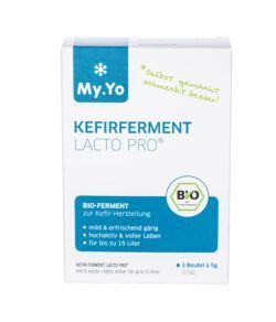 My.Yo Bio-Kefirferment Lacto Pro®, zur Herstellung von je 1L Kefir, Inhalt: 3 Beutel à 5g 15g