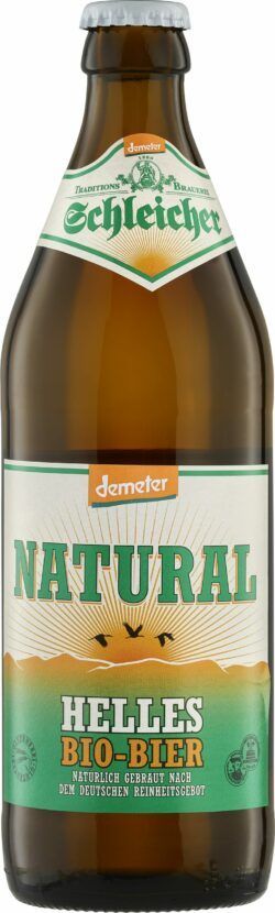 NATURAL Brauerei Schleicher Demeter Helles 20 x 500ml