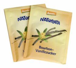 NATURATA Bourbon Vanillezucker, 8 % Vanille 30 x 8g