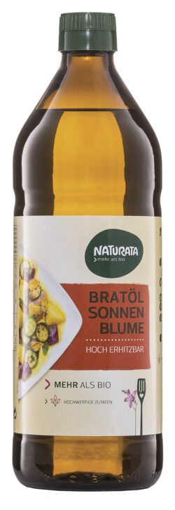 NATURATA Bratöl, Sonnenblume 'high oleic', desodoriert 6 x 750ml