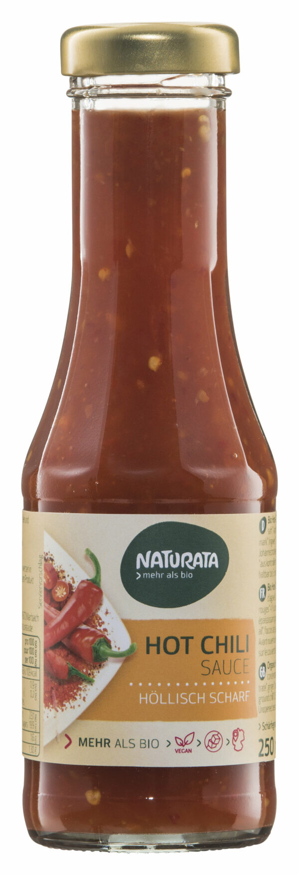 NATURATA Hot Chili Sauce 6 x 250ml