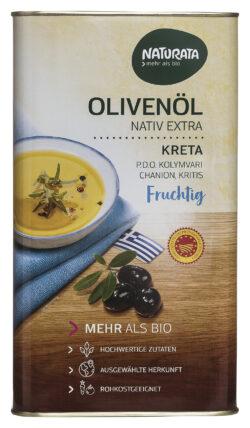 NATURATA Olivenöl Kreta PDO nativ extra, Bulk 3l