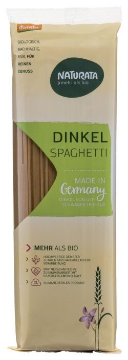 NATURATA Spaghetti, Dinkel hell 10 x 500g