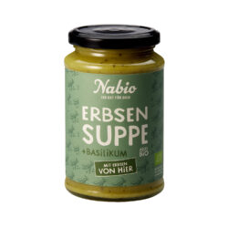 Nabio Erbsen Suppe + Basilikum VON HIER 6 x 375ml