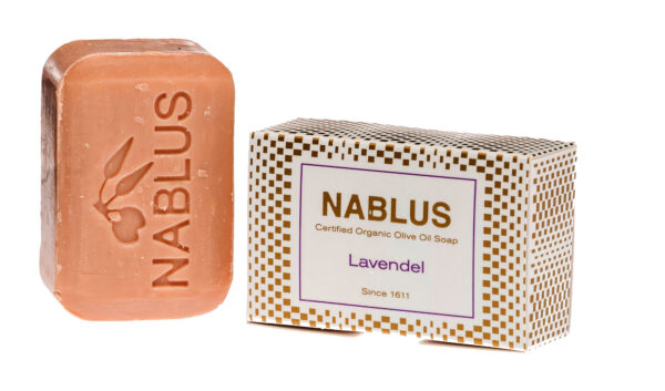 Nablus Soap Olivenölseifen Nablus Soap Natürliche Olivenseife Lavendel 100g