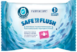 Natracare Feuchtes Toilettenpapier - Safe to Flush 30 St 30 Stück