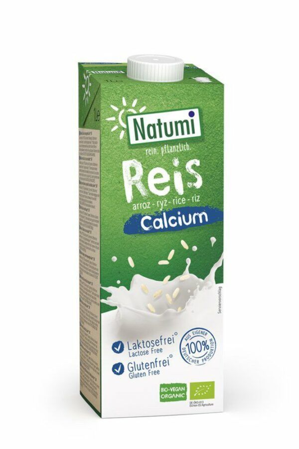 Natumi Reis +Calcium 12 x 1l