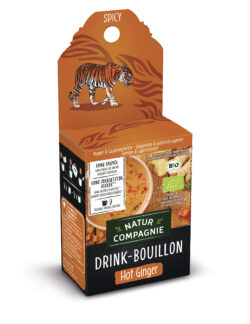 Natur Compagnie Drink Bouillon Hot Ginger 6 x 45g