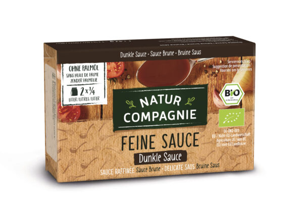 Natur Compagnie Dunkle Sauce feinkörnig 12 x 42g