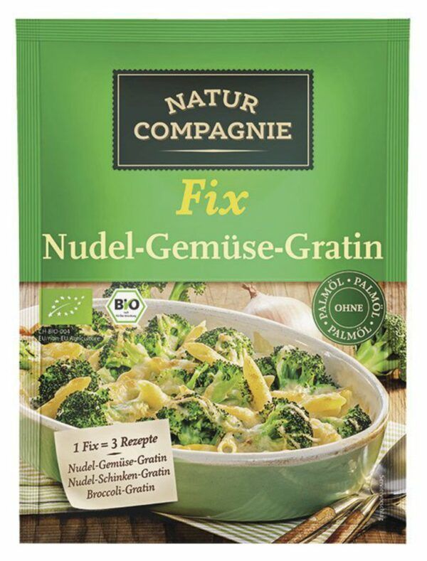 Natur Compagnie Fix für Nudel-Gemüse-Gratin 12 x 40g