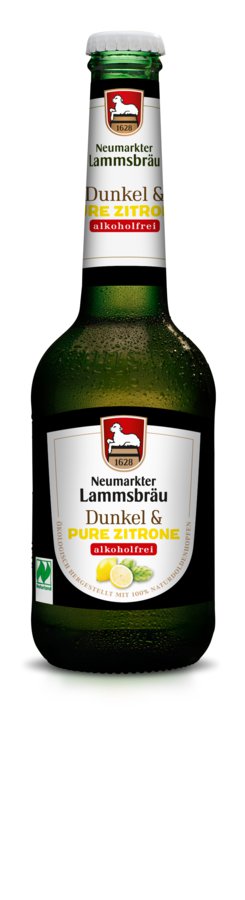 Neumarkter Lammsbräu Lammsbräu Dunkel & Pure Zitrone alkoholfrei( Bio) 10 x 0,33l