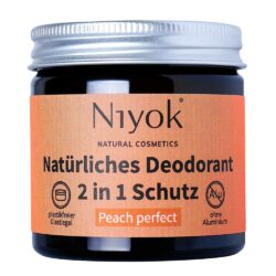 Niyok - 2 in 1 Deodorant Creme Anti-Transpirant: Peach Perfect 40ml