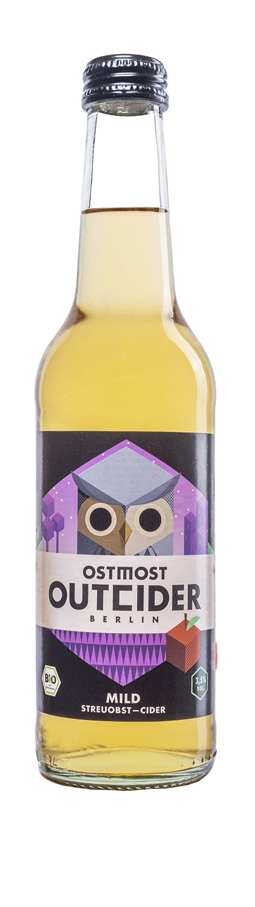 OSTMOST OUTCIDER Bio Streuobst Cider Mild 3,5% 330ml