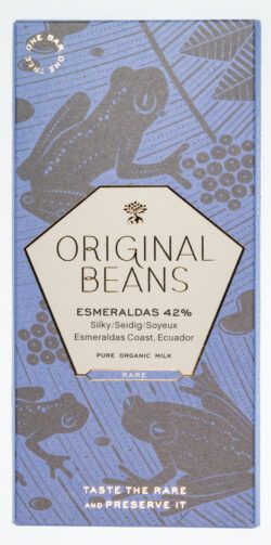 Original Beans Esmeraldas 42% Bio Milchschokolade Tafeln 13 x 70g