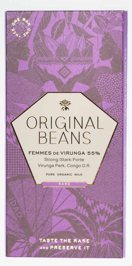 Original Beans Femmes de Virunga 55% Bio Milchschokolade 13 x 70g