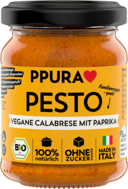 PPURA BIO Pesto Vegane Calabrese 6 x 120g