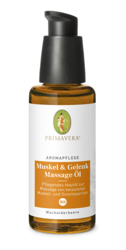 PRIMAVERA Aromapflege Muskel & Gelenk Massage Öl bio 50ml