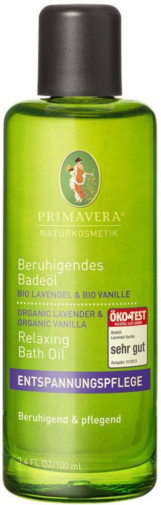 PRIMAVERA Beruhigendes Badeöl Lavendel Vanille 100ml