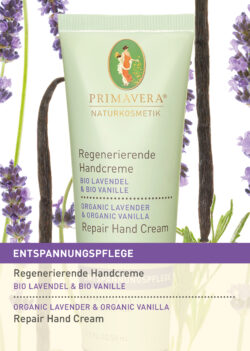 PRIMAVERA Probe Regenerierende Handcreme Lavendel Vanille 10 x 1,5ml